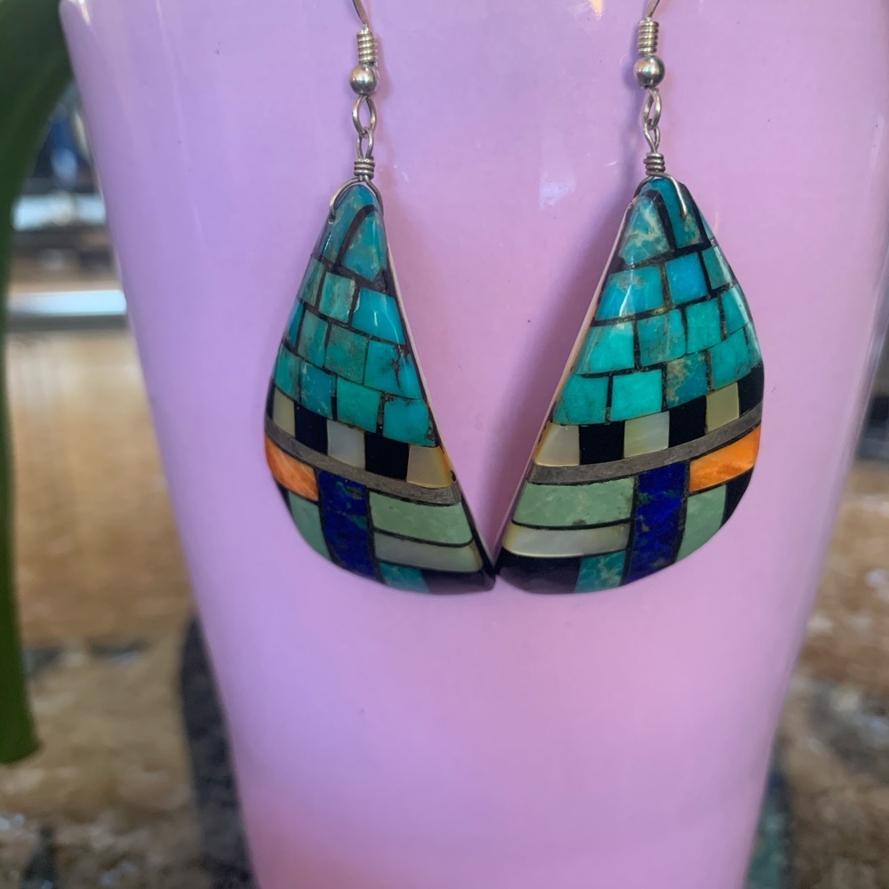 Multi Gemstone Earrings